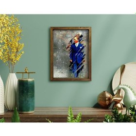 Resim Bk Home Atatürk Tasarımlı Doğal Masif Ahşap Çerçeveli Tablo-2 (551056055) 