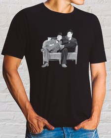 Resim Laurel & Hardy Erkek Tişört 