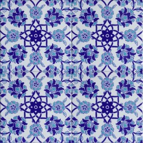 Resim Can Seramik 20*20 Cm Cç10 Iznik Çini Karo 5' Li 1 Paket 