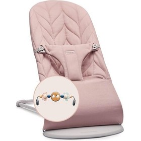 Resim Babybjörn Bliss Ana Kucağı Petal Woven Cotton Oyuncaklı / Dusty Pink 