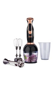 Resim Stilevs Mago Plus 1000 W Siyah Bakır Blender Seti 