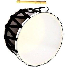Resim Davul Folklor Davulu 51 Cm Çap Tam Set 