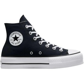 Resim Converse Chuck Taylor All Star Lift Kadın Siyah Günlük Ayakkabı Kadın LS AYAKKABI 560845C 