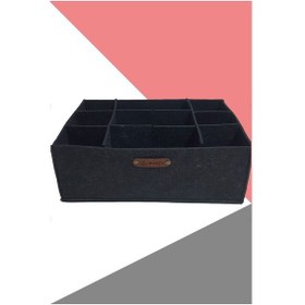 Resim Çekmece - Dolap Içi Düzenleyici Organizer Ayarlanabilir 3 X 4 Mavi 