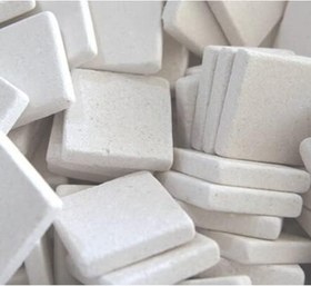 Resim Perla 200 Adet 1x5x5 BASKISIZ Doğaltaş Nikah Şekeri Hobi Boyama Magnet 