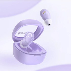 Resim Baseus Wm02 Kablosuz Kulaklık Tws Bluetooth 5.3 Kulaklık, Mini Ve Kompakt Rahat Purple 