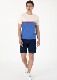 Resim U.S. Polo Assn. Comfort Fit Erkek Kot Şort 2099444 Mavi/mavi 