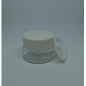 Resim Krem Kutusu 5 ml (20 Adet) Boş Şeffaf Cam Kavanoz 