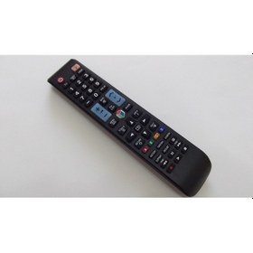 Resim Samsung Uyumlu Tv Kumandası 3D Smart Led Işıklı Kumanda 