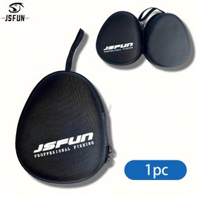 Resim JSFUN Taşınabilir EVA Balık Makinesi Koruma Çantası, Tambur/Döner/Yemleme ve Trol Teçhizatları İçin Uygun, Aksesuar Saklama Kutusu Tutma Koluyla 