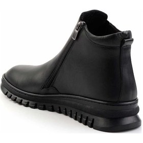 Resim Siyah Hakiki Deri Kadın Bot & Bootie K02465083003 Siyah 