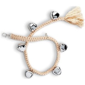 Resim Geeksen Köpek Tuvalet Eğitimi Ve Seyahat İçin Çelik Zil Sistemi - Gürültülü Haberleşme Aracı, Ev Dekoru Uyumlu, Kolay Asma Tasarımı 