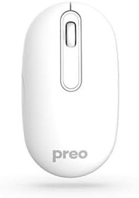 Resim Preo M21 Şarj Edilebilir Pastel Kablosuz Sessiz Beyaz Mouse 