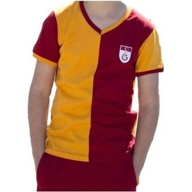 Resim Galatasaray Çocuk Lisanslı Metin Oktay Forması Pra-4586478-748141 Sarı - Kırmızı 