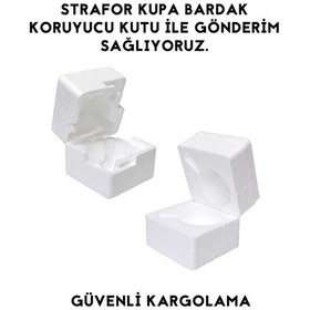 Resim Sevgililer Günü Özel Kalp İçinde C Harfi Baskılı Kupa Bardak Beyaz 