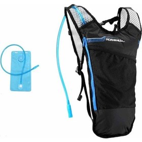 Resim Roswheel Bisikletçi Sırt Çantası + 5 L Su Torbası Siyah 