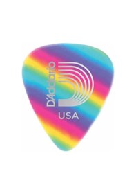 Resim Daddario 1crb2-3 Gitar Penası 3 Adet 0,50mm. Celluloid Rainbow Lıght 
