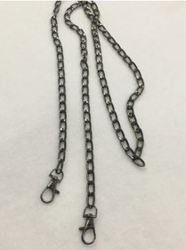 Resim Çanta Zinciri Ucu Klipsi 115 Cm Antrasit Antrasit 