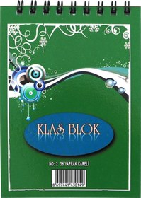 Resim Klas Bloknot Spiralli Çizgili No:2 36 Yp 