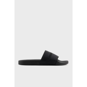 Resim Armani Exchange Logo Baskılı Kaydırmaz Taban Terlik Erkek Terlik XUP017 XV795 00002 