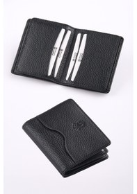 Resim Ancora Leather Hakiki Deri Kartlık-26207 Siyah 