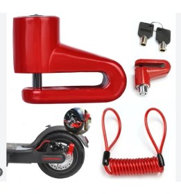 Resim Dmax Disk Fren Kilit Çelik Bisiklet Kilidi Scoter Kilidi Motosiklet Kilidi 
