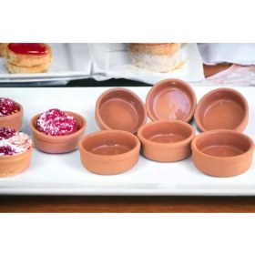 Resim Teknotrust Qtahya Homes 6 Parça Sütlaç Çömlek Fırın Kabı Sütlaç Kase Güveç 