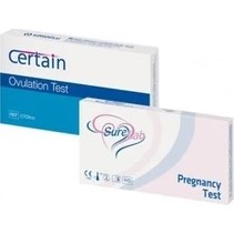 Resim Certaın Ovulasyon Testi 14 Adet+3 Adet Surelab Gebe-Lik Testi 