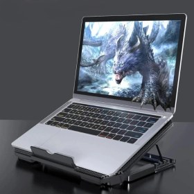 Resim Epilons Ayarlanabilir Yükseklik Kademeli Laptop Soğutucu Fan 