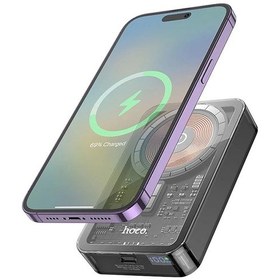 Resim Hoco Q14a Ice Crystal 10000mah Pd20w Magsafe Uyumlu Manyetik Hızlı Şarj Powerbank- 5775 Diğer 