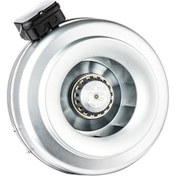 Resim BVN Bahçıvan 31,5 cm BDTX 315-A 160 watt 1450 m3/h 2400 DD 220/230 volt Monofaze Yuvarlak Kanal Fanı Aspiratörü 