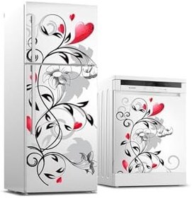 Resim Buzdolabı Ve Bulaşık Makinesi Takım Sticker 0151 