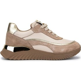 Resim Tamer Tanca Kadın Hakiki Deri Bej Sneakers & Spor Ayakkabı 1164 25804d Bn Ayk Sk25-26 Bj St/dore/bj Dr Dore 