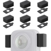 Resim 6'sı 1 arada yapışkan mik rüzgar keçe panoramik kamera aksesuarı Insta360 X5/X4/X3 için, dış mekan çekimi, rüzgar gürültüsünü azaltma, net kayıt 