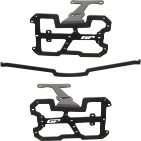 Resim Gp Kompozit Honda Forza 250 2018-2025 Uyumlu Yan Çanta Demiri Siyah 