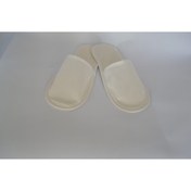 Resim EYMEN BUKLET Otel Tipi Biyeli Lüx Elyaf Terlik 50'li 