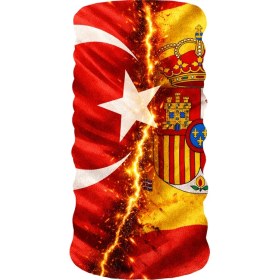Resim Bebo Store Extreme Outdoor Spor , Motorcu ve Bisiklet Kullananlara Özel Desenli Buff Boyunluk Bandana Balaklava (BAYRAK-215) 