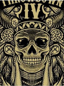 Resim Buffalo Bandana King Skull Siyah 