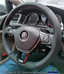 Resim Golf 7 Jetta Passat Tiguan Polo-t-roc F1 Nokta Alcantra Dikmeli A Siyah 