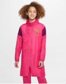 Resim Nike Air Dokuma Kapüşonlu Genç Çocuk Ceketi Pembe 