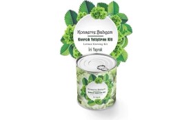 Resim Konserve Bahçem Evde Konservede Iri Yapraklı Kıvırcık Yetiştirme Kiti 