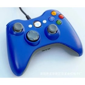 Resim Tialating Windows 7 8 10 Için Resmi Microsoft Pc Denetleyicisi Için Xbox 360 Denetleyici Joystick Için Mavi USB Kablolu Gamepad (Yurt Dışından) 