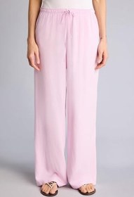 Resim DeFacto Wide Leg Cepli Yüksek Bel Standart Boy Keten Karışımlı Pantolon 