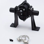 Resim Taşınabilir El Tipi El Pompası - DC Kendinden Emişli, Pil Gerektirmez, Bahçe ve Çim Bakımı İçin Uygun, Günlük/Endüstriyel Kullanım İçin Bahçeler ve Açık Hava Araçları İçin Çift Amaçlı. Siyah Plastik 