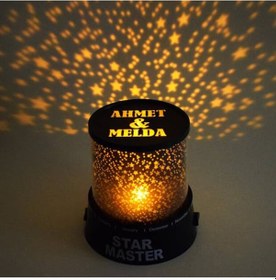 Resim İsme Özel Star Master Projeksiyonlu Gece Lambası Diğer 