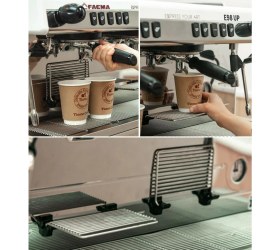 Resim Faema E98 Up A2 Tall Cup Tam Otomatik Espresso Kahve Makinesi, 2 Gruplu, Beyaz 