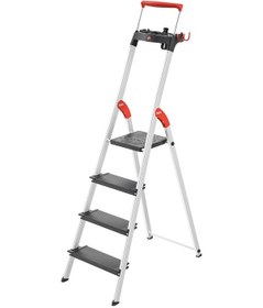 Resim Hailo L100 Topline 4 Basamaklı Alüminyum Merdiven 