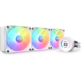 Resim Nzxt Kraken Elite 360 Rgb Rl-kr36e-w1 360mm Beyaz Işlemci Sıvı Soğutucu 