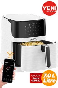 Resim Groove Max XXL 7L 1800W WiFi Smart Airfryer Air Fryer Yağsız Sıcak Hava Fritözü 