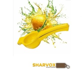 Resim Sharvox Limon Sıkacağı – Narenciye ve Portakal Sıkma Aparatı | Pratik El Tipi Sitrus Presi 